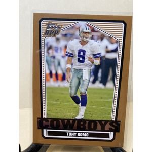 2007 Topps DPP Tony Romo NFL Football Quarterback Dallas Cowboys Trading card 57